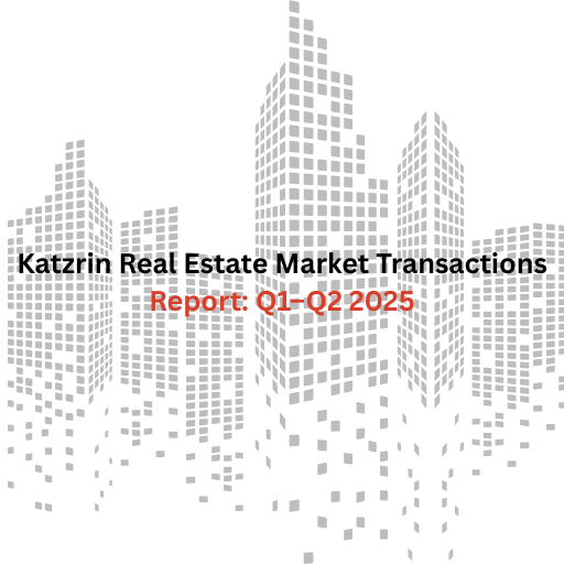 Katzrin Real Estate Market Transactions Report: Q1–Q2 2025
